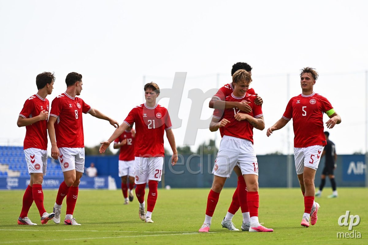SAN PEDRO DEL PINATAR, SPAIN - OCTOBER 4: Viktor Bender of Denmark during the International Friendly match between Denmark U20 and USA U20 at Pinatar Arena on October 4, 2026 in San Pedro del Pinatar, Spain.