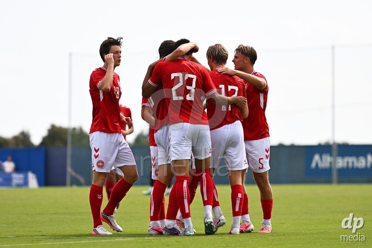 SAN PEDRO DEL PINATAR, SPAIN - OCTOBER 4: Viktor Bender of Denmark during the International Friendly match between Denmark U20 and USA U20 at Pinatar Arena on October 4, 2026 in San Pedro del Pinatar, Spain.