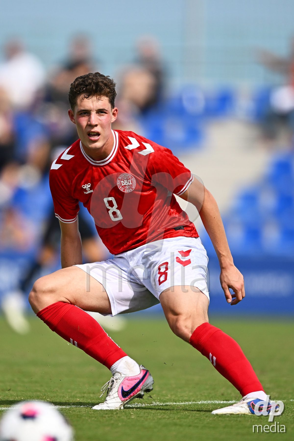SAN PEDRO DEL PINATAR, SPAIN - OCTOBER 4: Jonatan Lindekilde of Denmark during the International Friendly match between Denmark U20 and USA U20 at Pinatar Arena on October 4, 2026 in San Pedro del Pinatar, Spain.