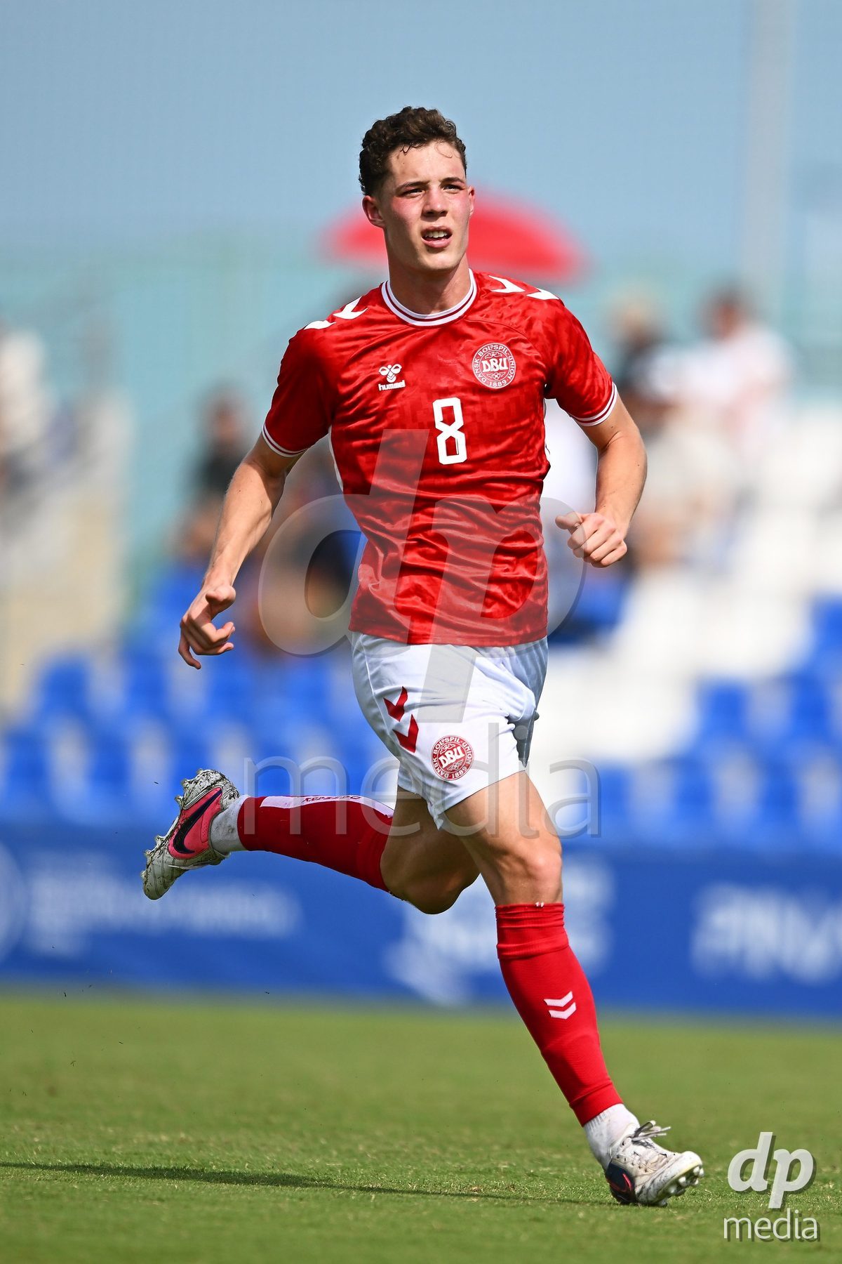 SAN PEDRO DEL PINATAR, SPAIN - OCTOBER 4: Jonatan Lindekilde of Denmark during the International Friendly match between Denmark U20 and USA U20 at Pinatar Arena on October 4, 2026 in San Pedro del Pinatar, Spain.