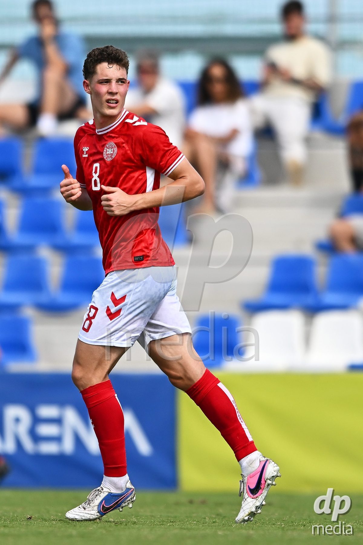SAN PEDRO DEL PINATAR, SPAIN - OCTOBER 4: Jonatan Lindekilde of Denmark during the International Friendly match between Denmark U20 and USA U20 at Pinatar Arena on October 4, 2026 in San Pedro del Pinatar, Spain.