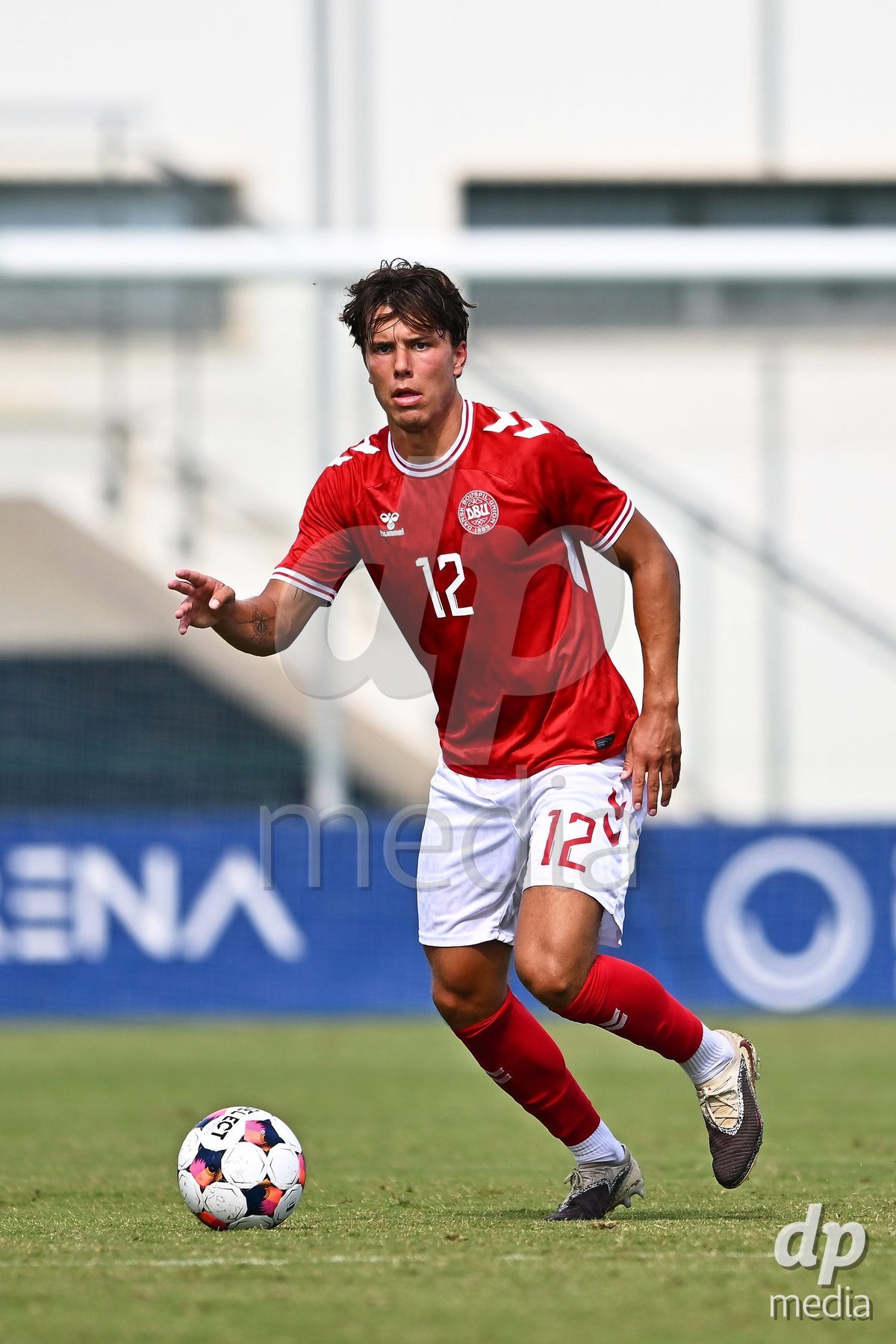SAN PEDRO DEL PINATAR, SPAIN - OCTOBER 4: Luka Callo of Denmark during the International Friendly match between Denmark U20 and USA U20 at Pinatar Arena on October 4, 2026 in San Pedro del Pinatar, Spain.