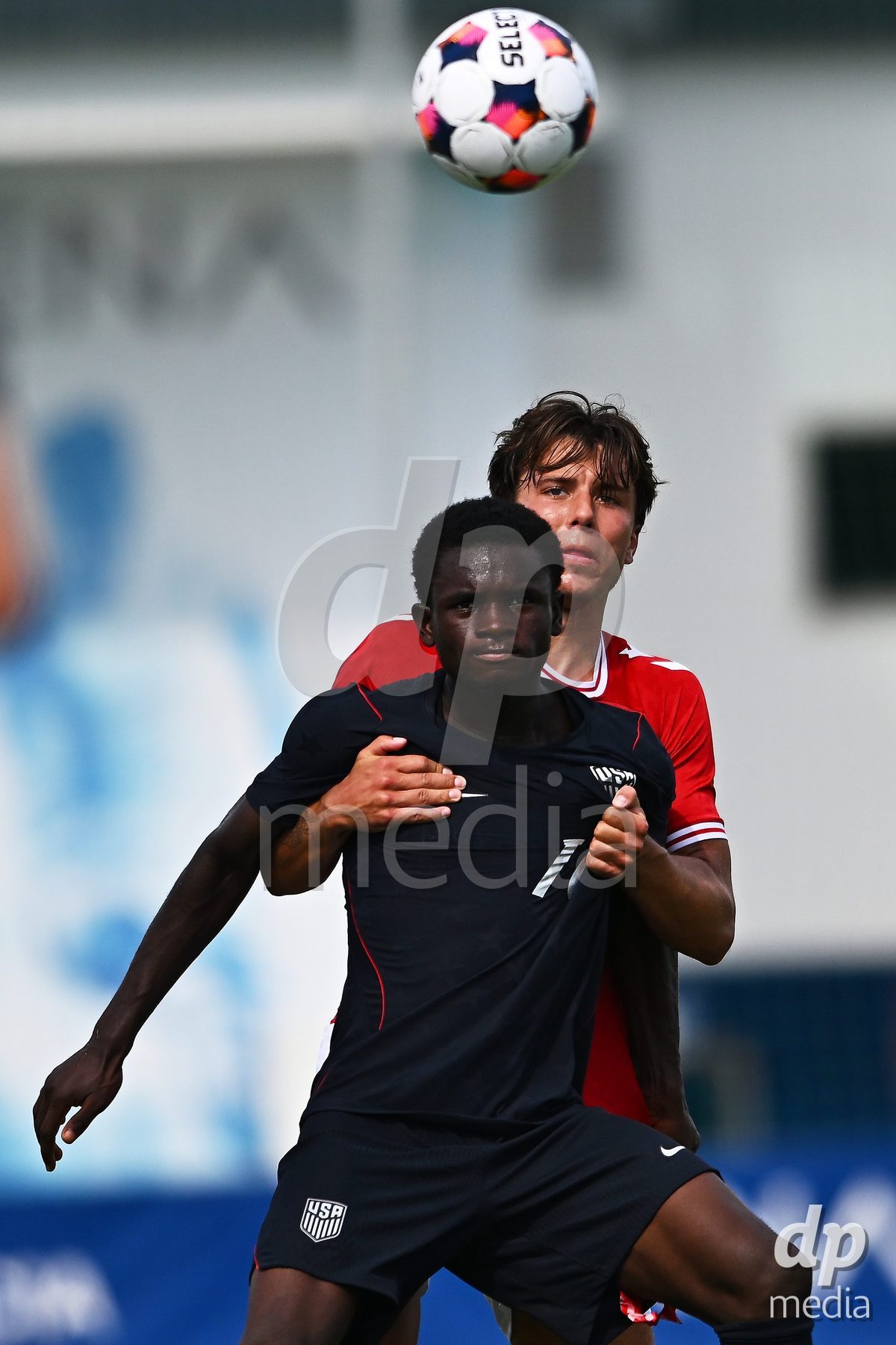SAN PEDRO DEL PINATAR, SPAIN - OCTOBER 4: Luka Callo of Denmark during the International Friendly match between Denmark U20 and USA U20 at Pinatar Arena on October 4, 2026 in San Pedro del Pinatar, Spain.