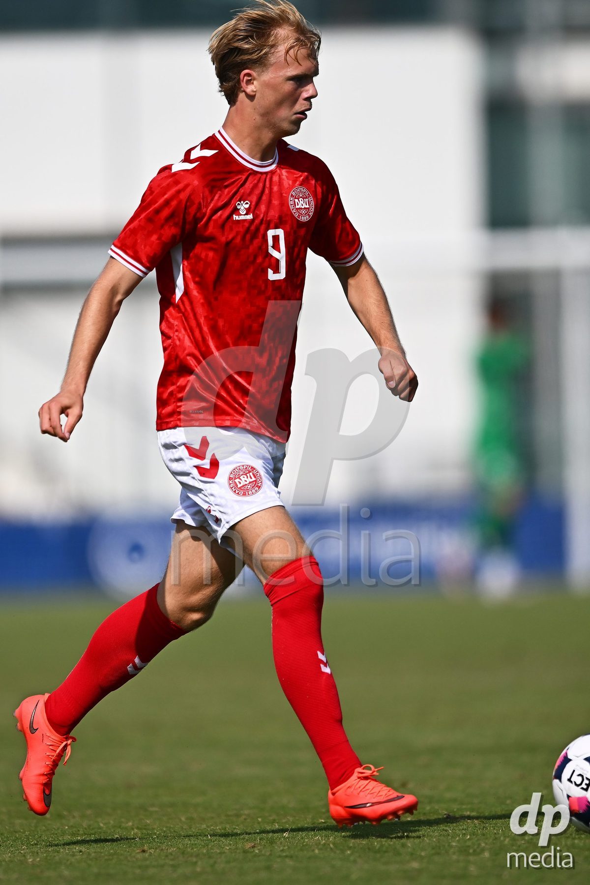 SAN PEDRO DEL PINATAR, SPAIN - OCTOBER 4: Villum Berthelsen of Denmark during the International Friendly match between Denmark U20 and USA U20 at Pinatar Arena on October 4, 2026 in San Pedro del Pinatar, Spain.