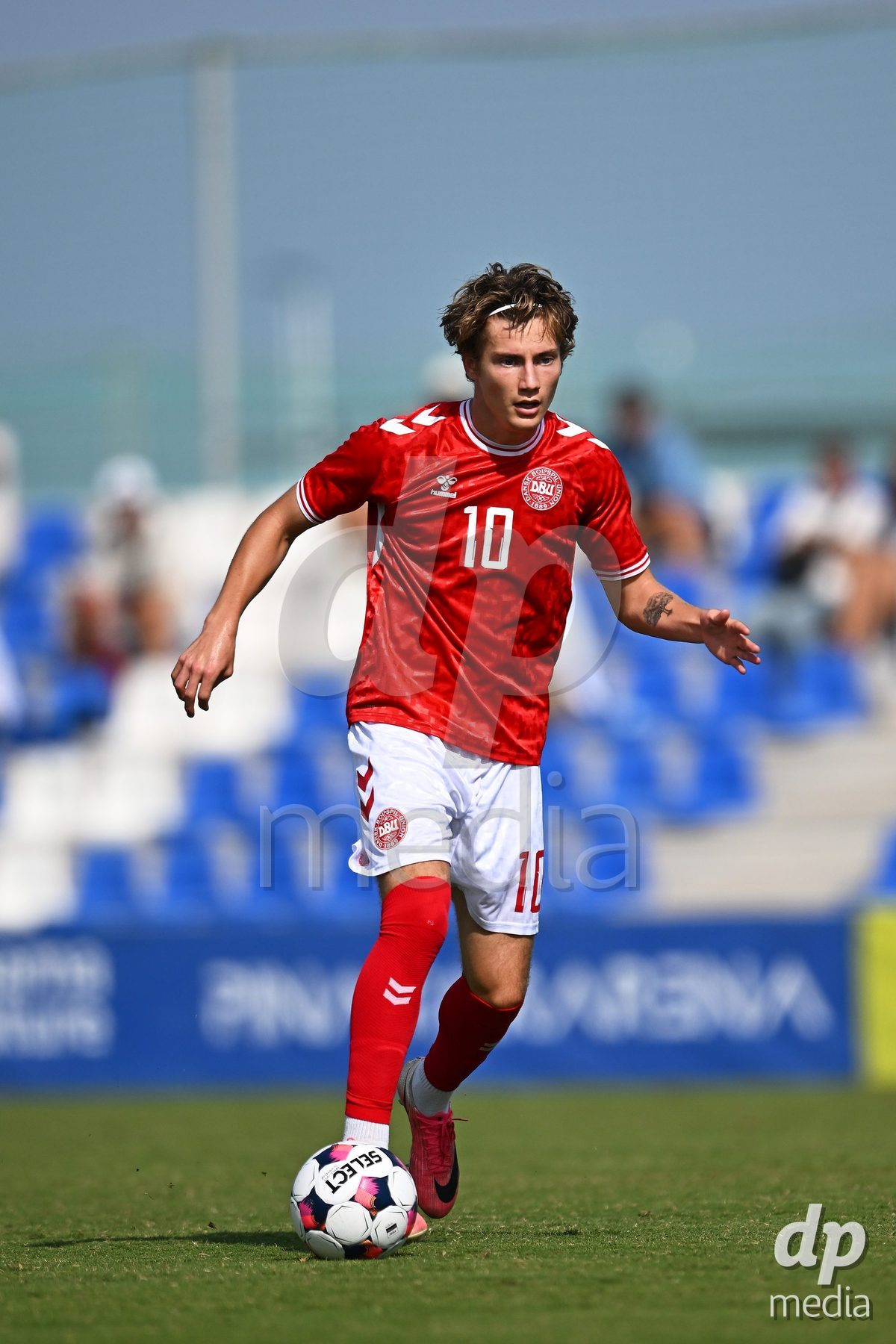 SAN PEDRO DEL PINATAR, SPAIN - OCTOBER 4: Mike Themsen of Denmark during the International Friendly match between Denmark U20 and USA U20 at Pinatar Arena on October 4, 2026 in San Pedro del Pinatar, Spain.