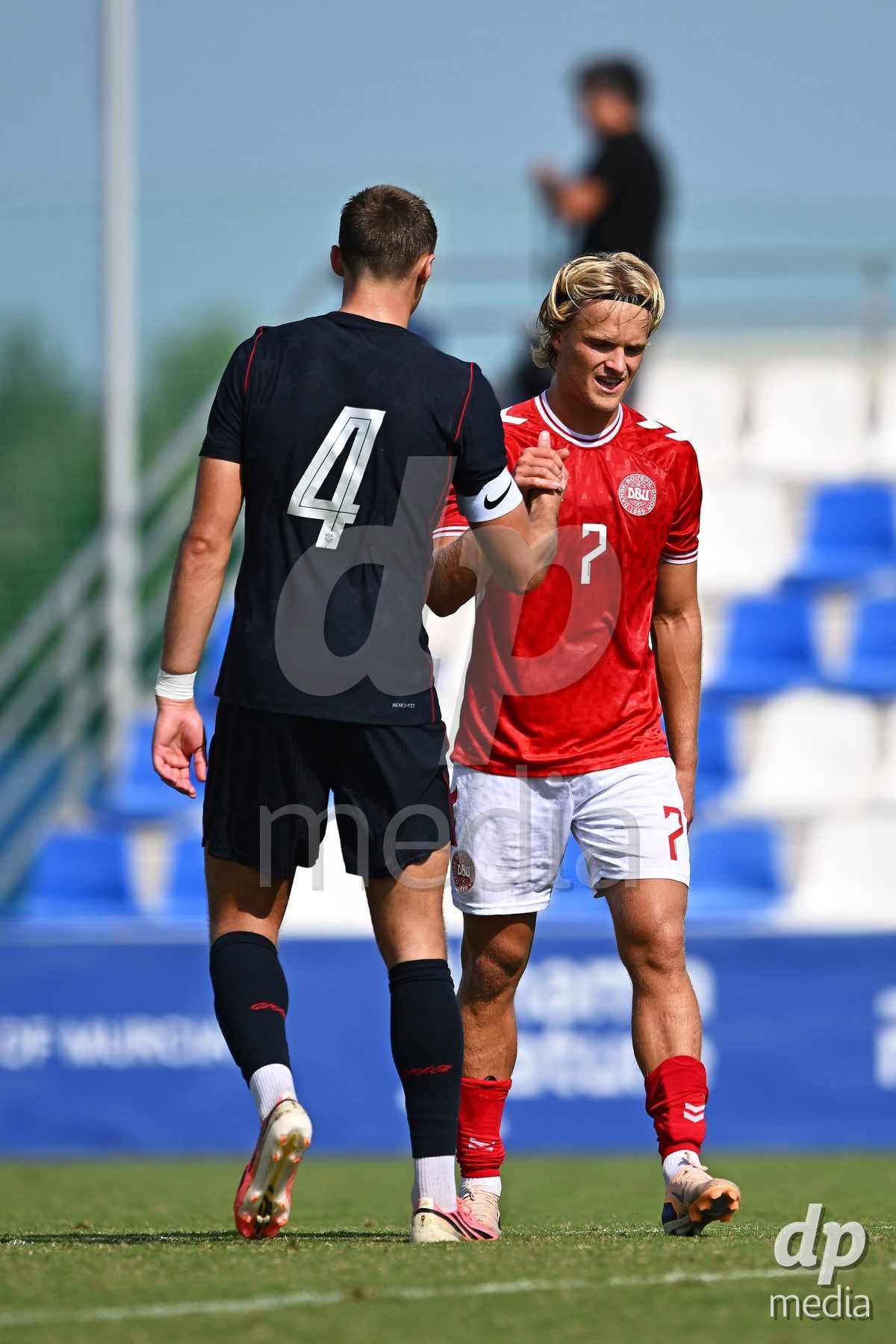 SAN PEDRO DEL PINATAR, SPAIN - OCTOBER 4: Malte Heyde of Denmark during the International Friendly match between Denmark U20 and USA U20 at Pinatar Arena on October 4, 2026 in San Pedro del Pinatar, Spain.