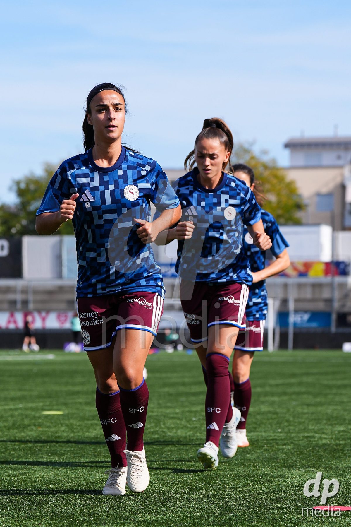 WIL, SWITZERLAND - OCTOBER 4: Paola Hernandez Diaz of Servette FC Chenois Feminin during warm up prior to the AXA Women's Super League match between FC St. Gallen 1879 and Servette FC Chenois Feminin at Lidl Sportpark on October 4, 2026 in Wil, Switzerland.
