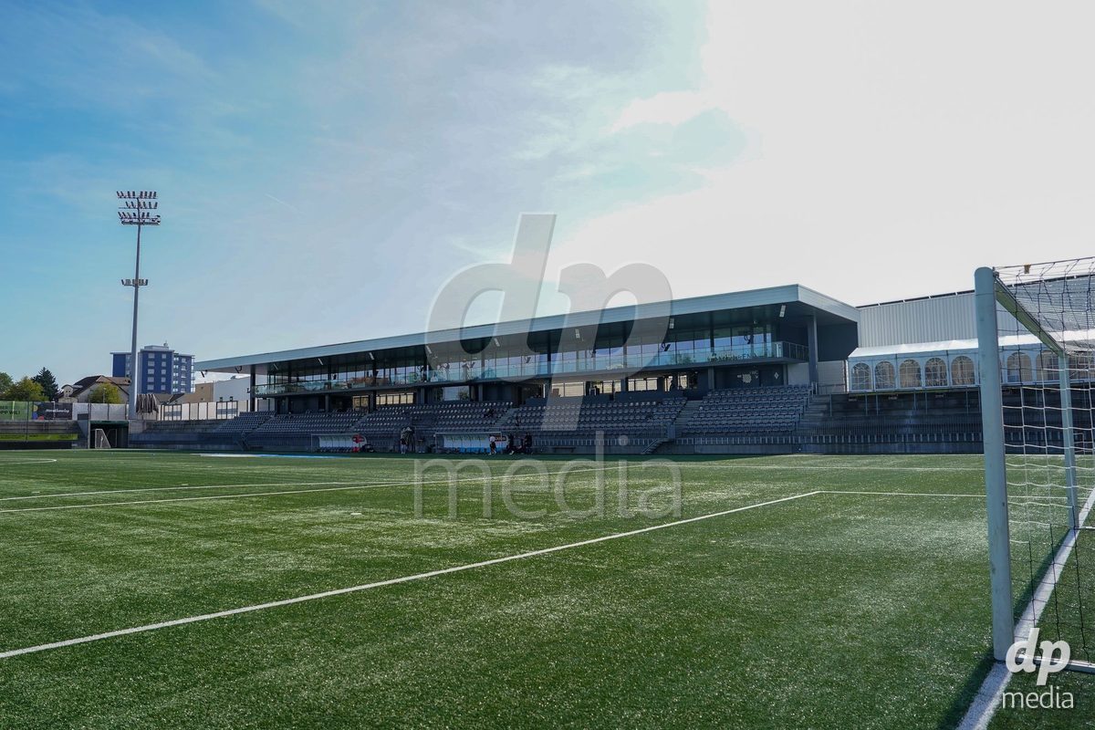 WIL, SWITZERLAND - OCTOBER 4: General view inside the venue prior to the AXA Women's Super League match between FC St. Gallen 1879 and Servette FC Chenois Feminin at Lidl Sportpark on October 4, 2026 in Wil, Switzerland.