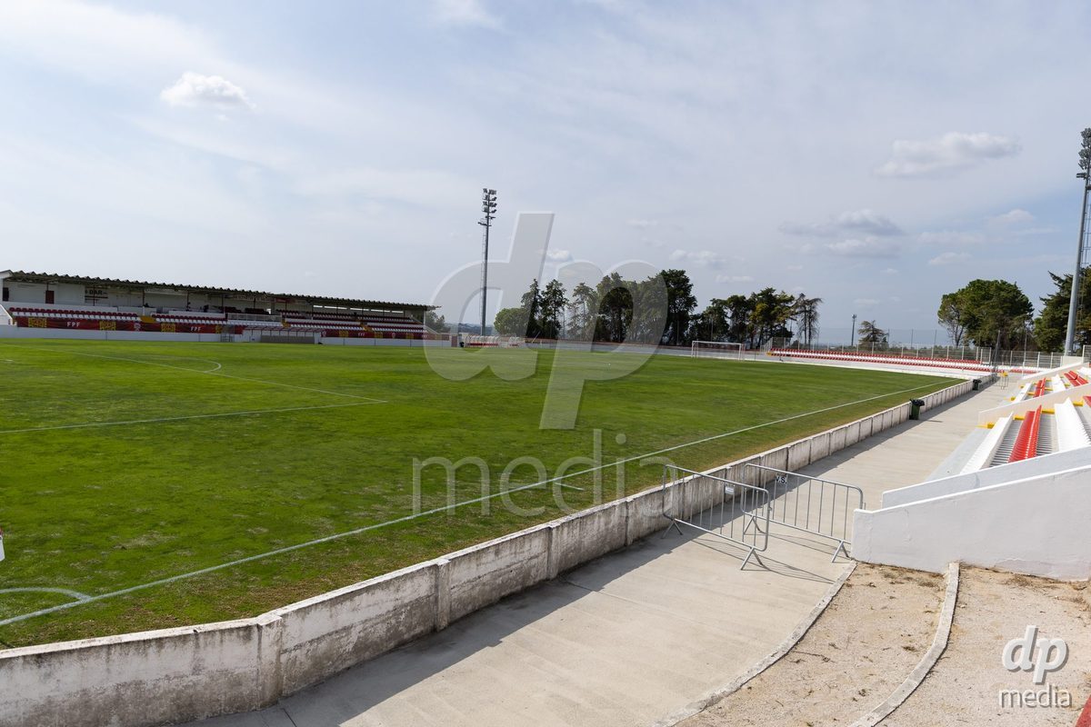 SANTAREM, PORTUGAL - OCTOBER 3: Playing field during the International Friendly match between Denmark U16 and Turkiye U16 at Campo Cha das Padeiras on October 3, 2026 in Santarem, Portugal.