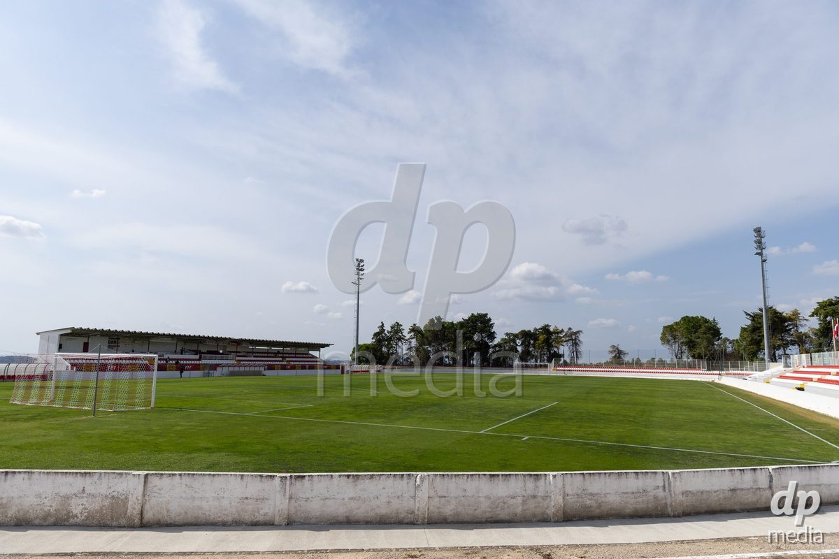 SANTAREM, PORTUGAL - OCTOBER 3: Playing field during the International Friendly match between Denmark U16 and Turkiye U16 at Campo Cha das Padeiras on October 3, 2026 in Santarem, Portugal.