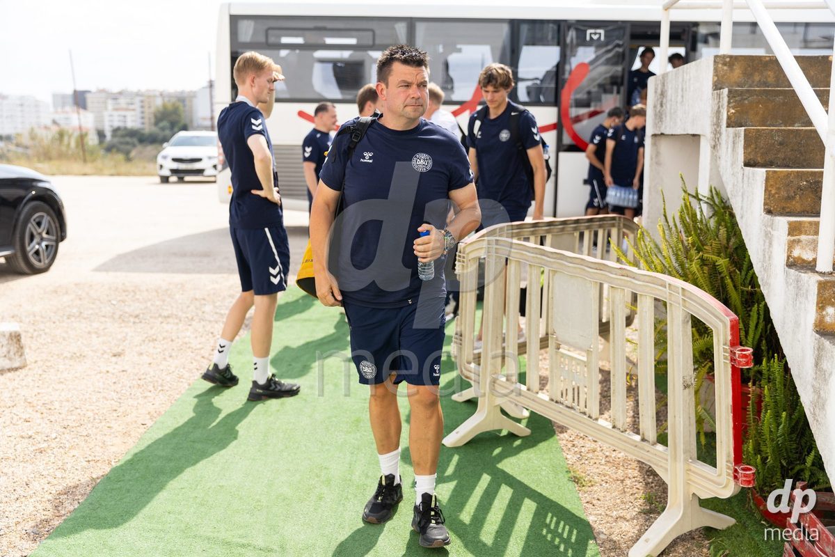 SANTAREM, PORTUGAL - OCTOBER 3: Arrival of the players to International Friendly match between Denmark U16 and Turkiye U16 at Campo Cha das Padeiras on October 3, 2026 in Santarem, Portugal.