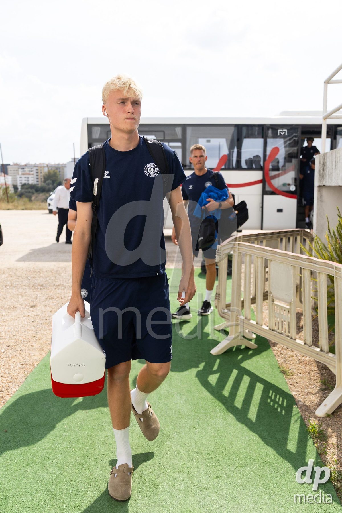SANTAREM, PORTUGAL - OCTOBER 3: Arrival of the players to International Friendly match between Denmark U16 and Turkiye U16 at Campo Cha das Padeiras on October 3, 2026 in Santarem, Portugal.