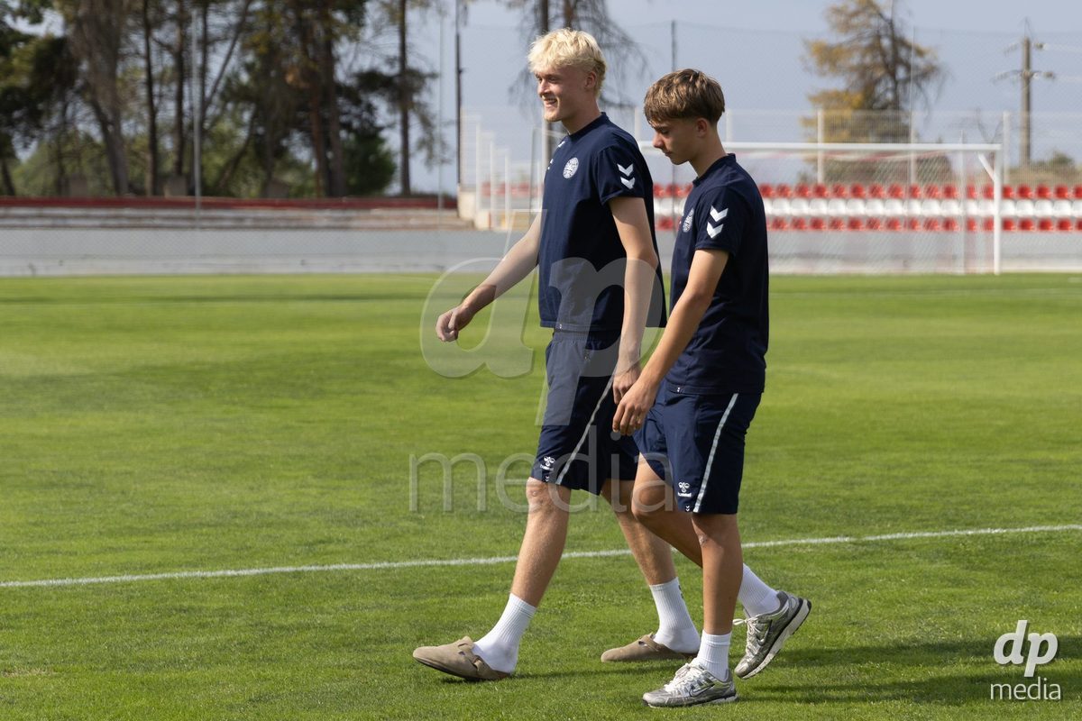 SANTAREM, PORTUGAL - OCTOBER 3: Lawn recognition before the International Friendly match between Denmark U16 and Turkiye U16 at Campo Cha das Padeiras on October 3, 2026 in Santarem, Portugal.