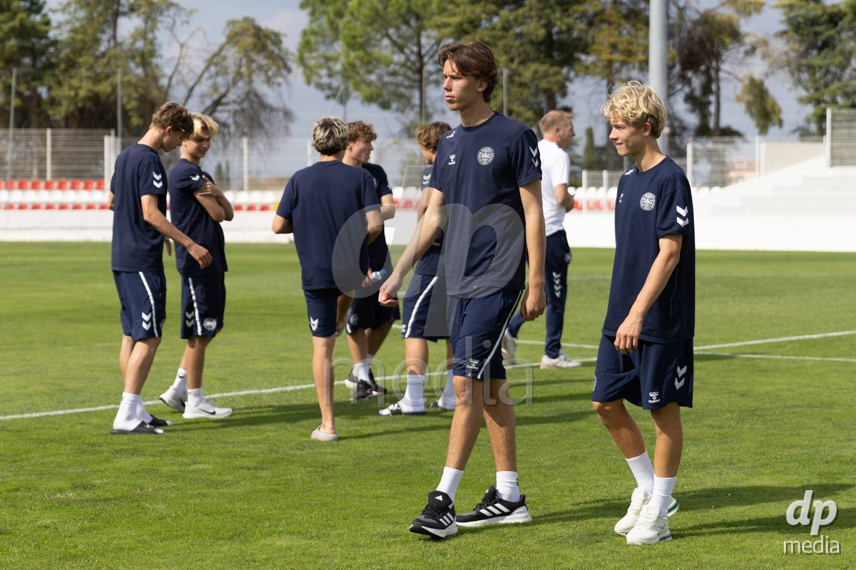 SANTAREM, PORTUGAL - OCTOBER 3: Lawn recognition before the International Friendly match between Denmark U16 and Turkiye U16 at Campo Cha das Padeiras on October 3, 2026 in Santarem, Portugal.