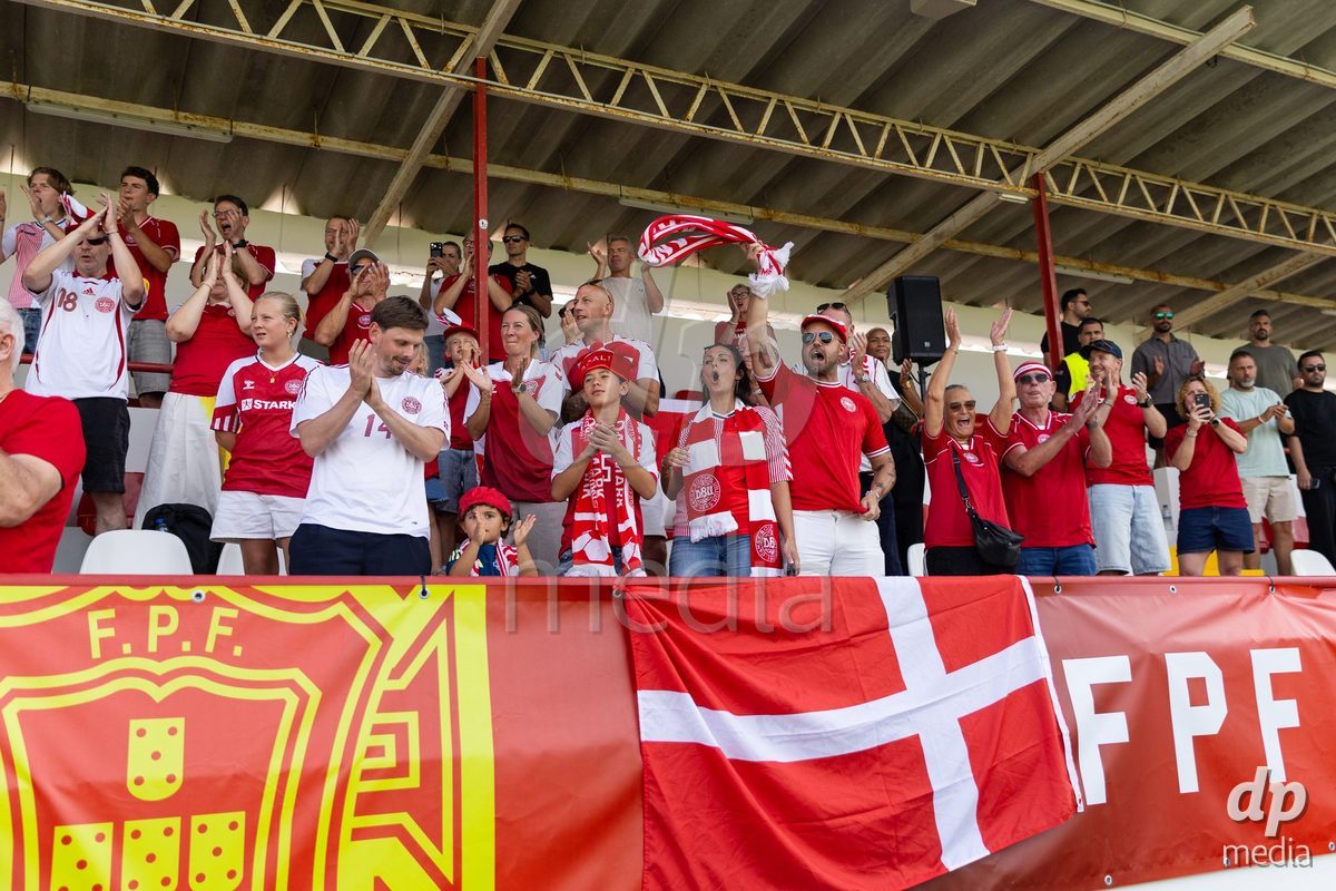 SANTAREM, PORTUGAL - OCTOBER 3: Fans during the International Friendly match between Denmark U16 and Turkiye U16 at Campo Cha das Padeiras on October 3, 2026 in Santarem, Portugal.