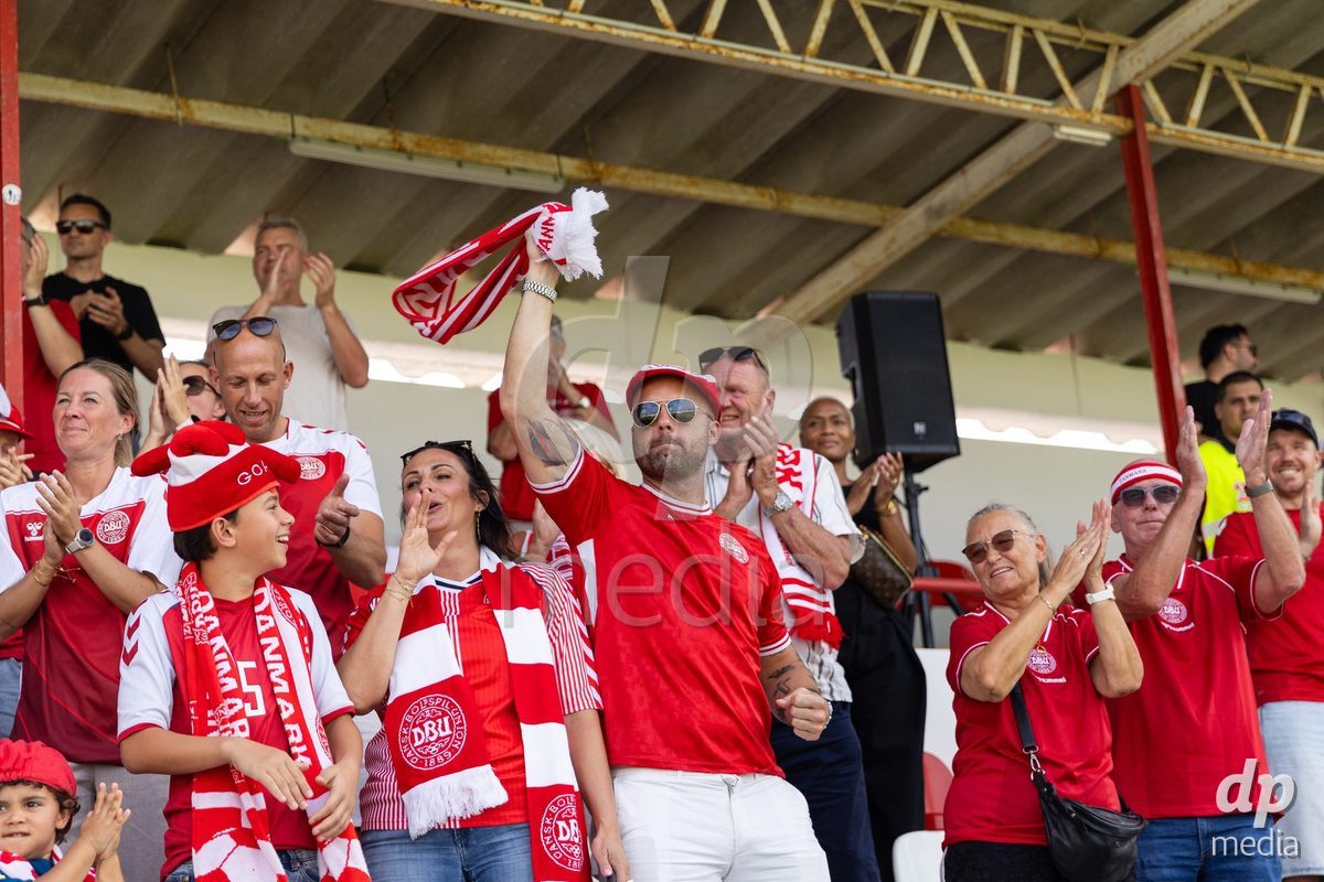 SANTAREM, PORTUGAL - OCTOBER 3: Fans during the International Friendly match between Denmark U16 and Turkiye U16 at Campo Cha das Padeiras on October 3, 2026 in Santarem, Portugal.