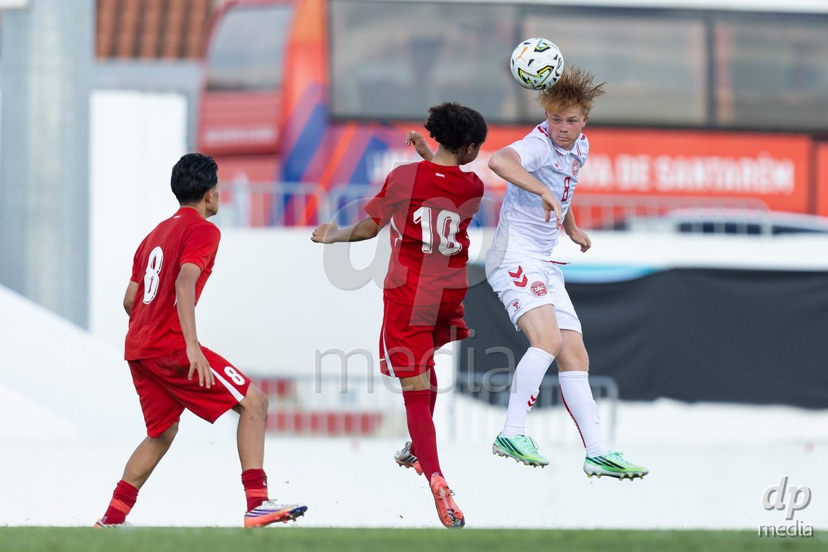 SANTAREM, PORTUGAL - OCTOBER 3: Albert K. Nielsen during the International Friendly match between Denmark U16 and Turkiye U16 at Campo Cha das Padeiras on October 3, 2026 in Santarem, Portugal.