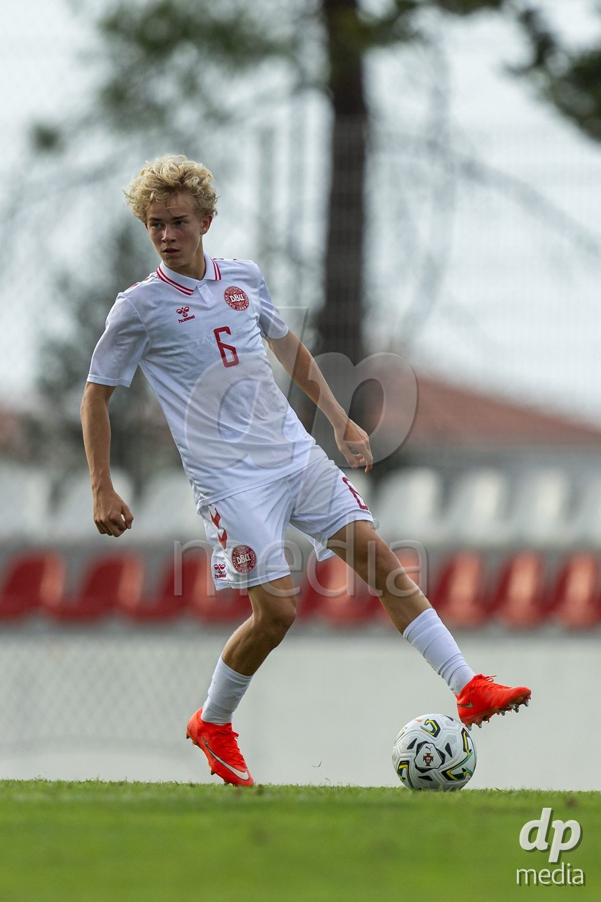SANTAREM, PORTUGAL - OCTOBER 3: Sofus Bruun during the International Friendly match between Denmark U16 and Turkiye U16 at Campo Cha das Padeiras on October 3, 2026 in Santarem, Portugal.