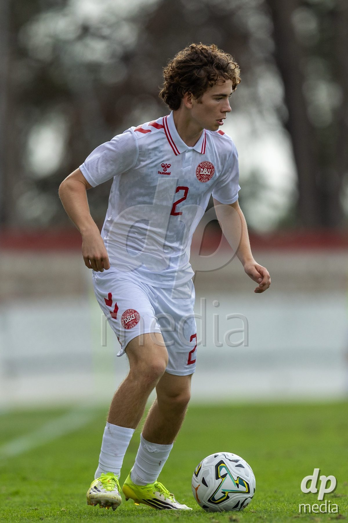 SANTAREM, PORTUGAL - OCTOBER 3: Villads Peltola during the International Friendly match between Denmark U16 and Turkiye U16 at Campo Cha das Padeiras on October 3, 2026 in Santarem, Portugal.