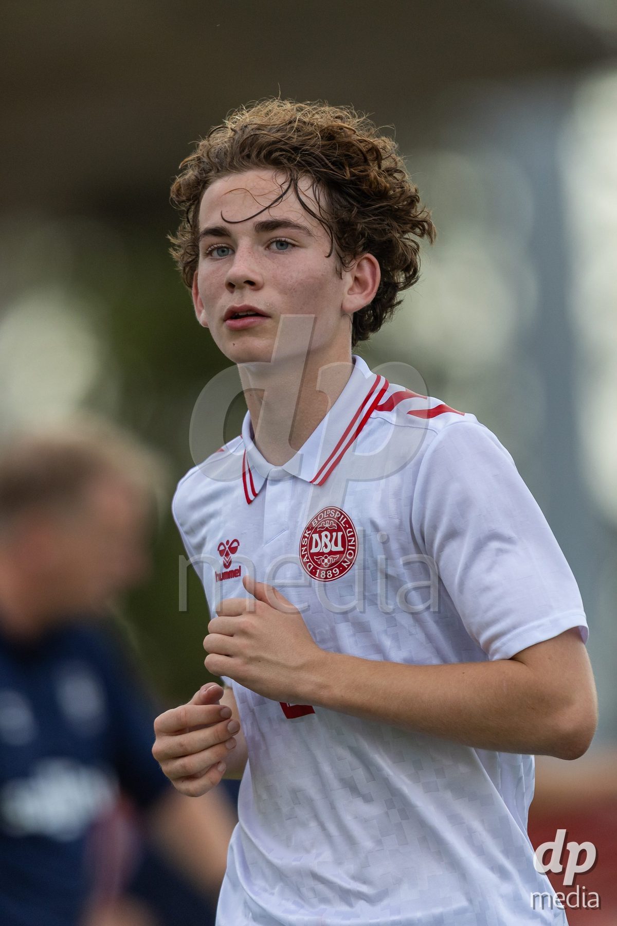 SANTAREM, PORTUGAL - OCTOBER 3: Player from Denmark during the International Friendly match between Denmark U16 and Turkiye U16 at Campo Cha das Padeiras on October 3, 2026 in Santarem, Portugal.