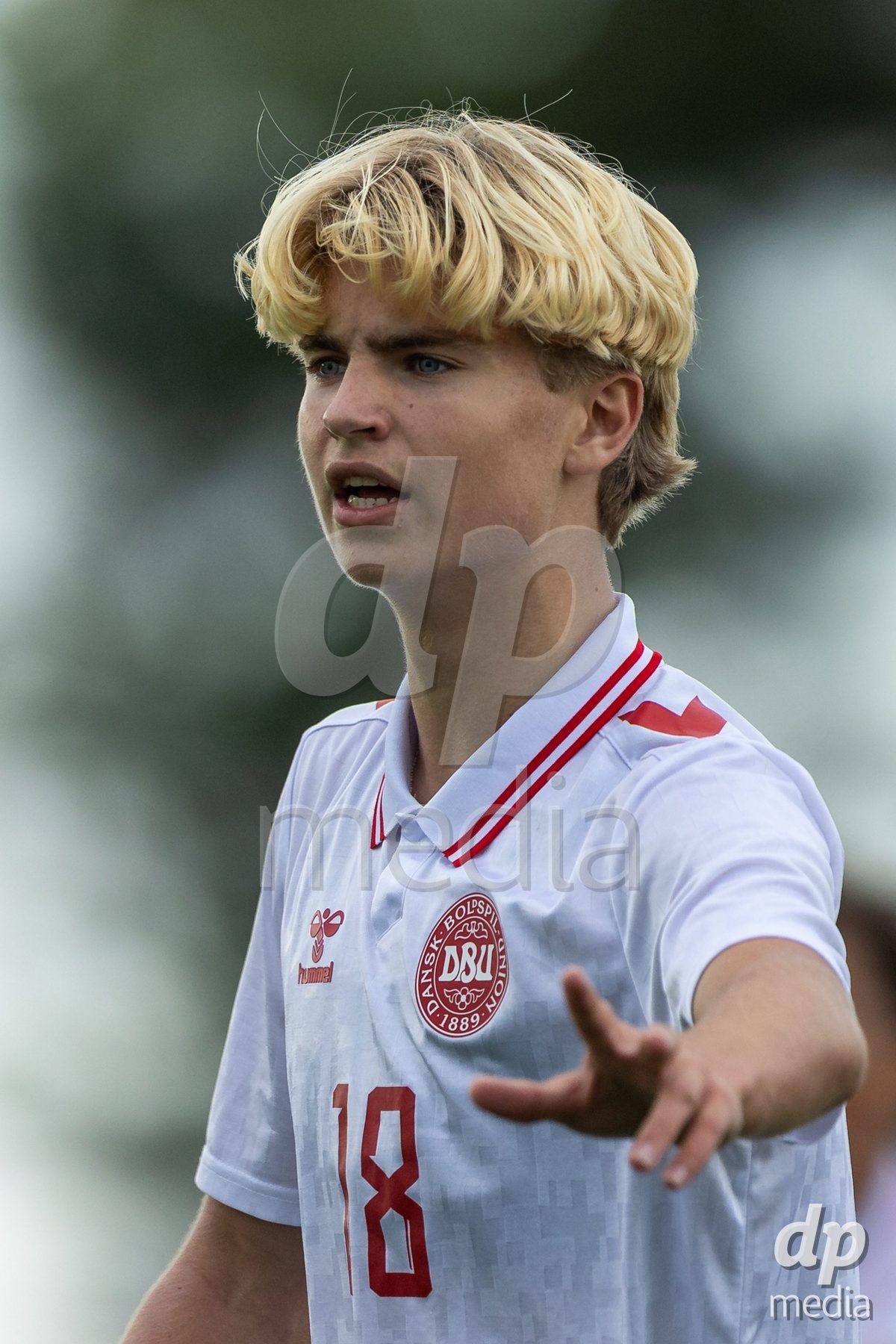 SANTAREM, PORTUGAL - OCTOBER 3: Nicklas Andersen during the International Friendly match between Denmark U16 and Turkiye U16 at Campo Cha das Padeiras on October 3, 2026 in Santarem, Portugal.
