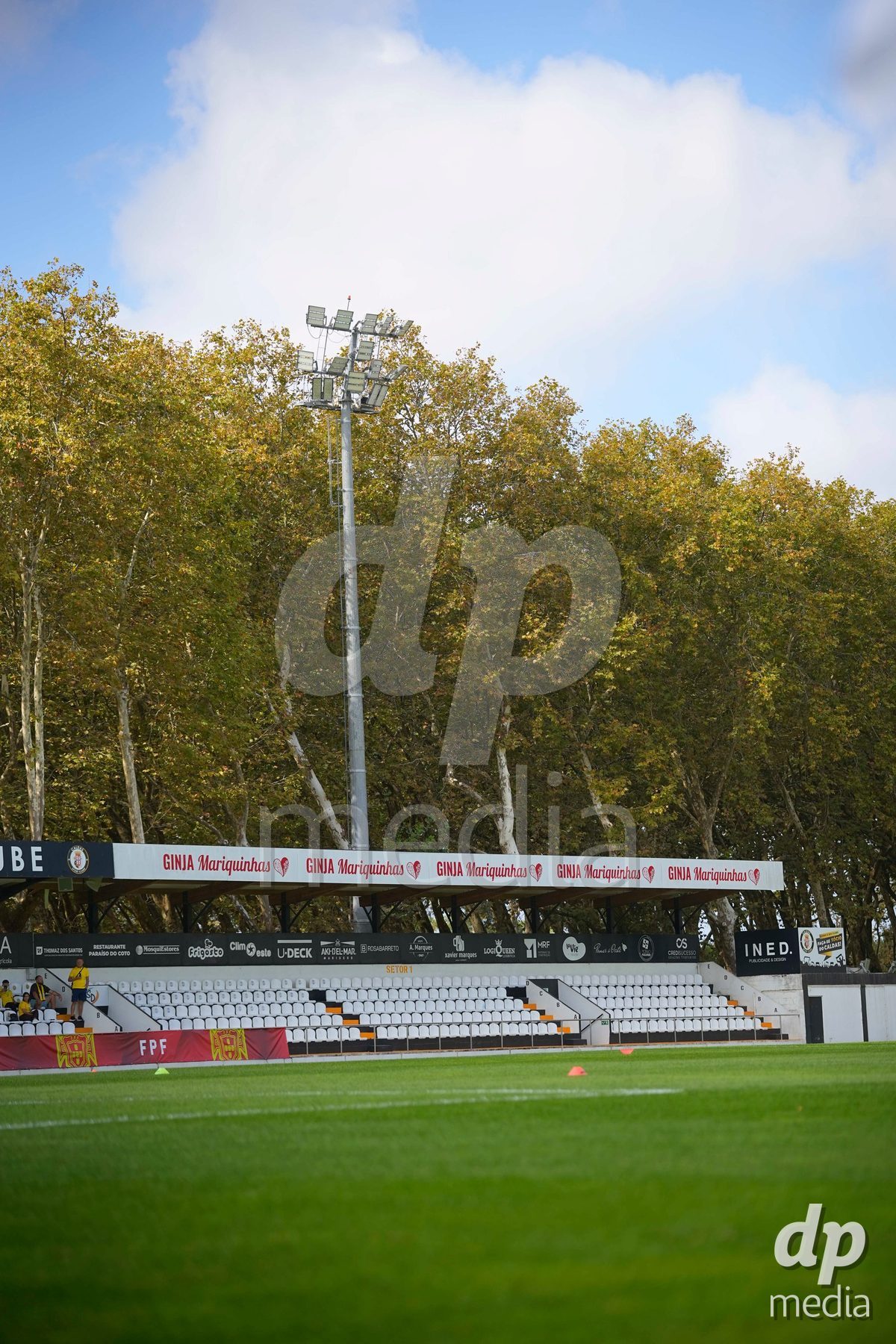 CALDAS DA RAINHA, PORTUGAL - OCTOBER 6: Campo da Mata Stadium during the International Friendly match between Romania U16 and Denmark U16 at Campo da Mata on October 6, 2026 in Caldas da Rainha, Portugal.