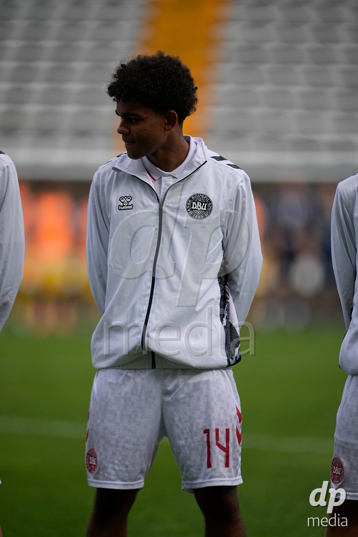 CALDAS DA RAINHA, PORTUGAL - OCTOBER 6: Malte Musenene of Denmark during the International Friendly match between Romania U16 and Denmark U16 at Campo da Mata on October 6, 2026 in Caldas da Rainha, Portugal.