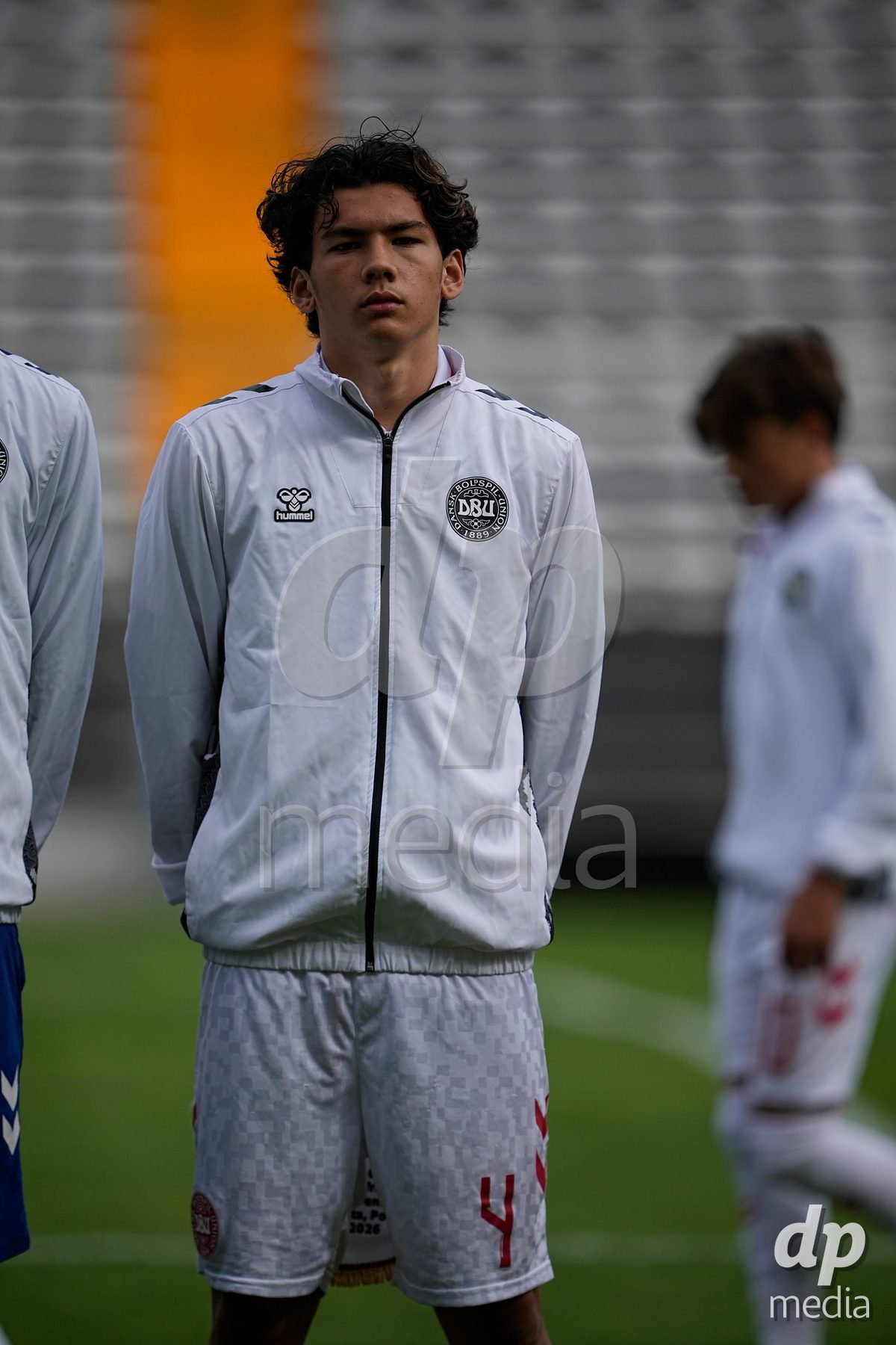 CALDAS DA RAINHA, PORTUGAL - OCTOBER 6: Marius Casamorin of Denmark during the International Friendly match between Romania U16 and Denmark U16 at Campo da Mata on October 6, 2026 in Caldas da Rainha, Portugal.