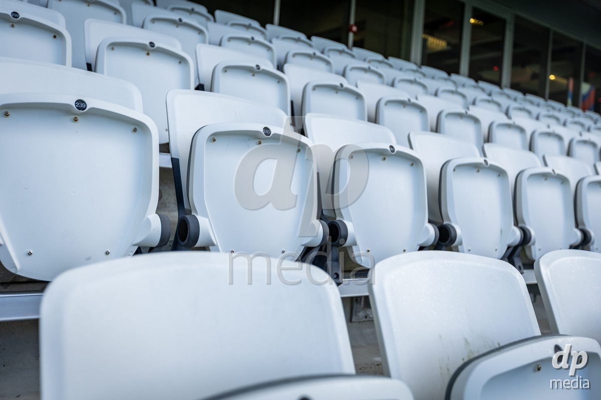 TORSHAVN, FAROE ISLANDS - OCTOBER 6:  Torsvollur Stadium during the UEFA European Qualifiers match between Faroe Islands U21 and Iceland U21 at Torsvollur on October 6, 2026 in Torshavn, Faroe Islands.