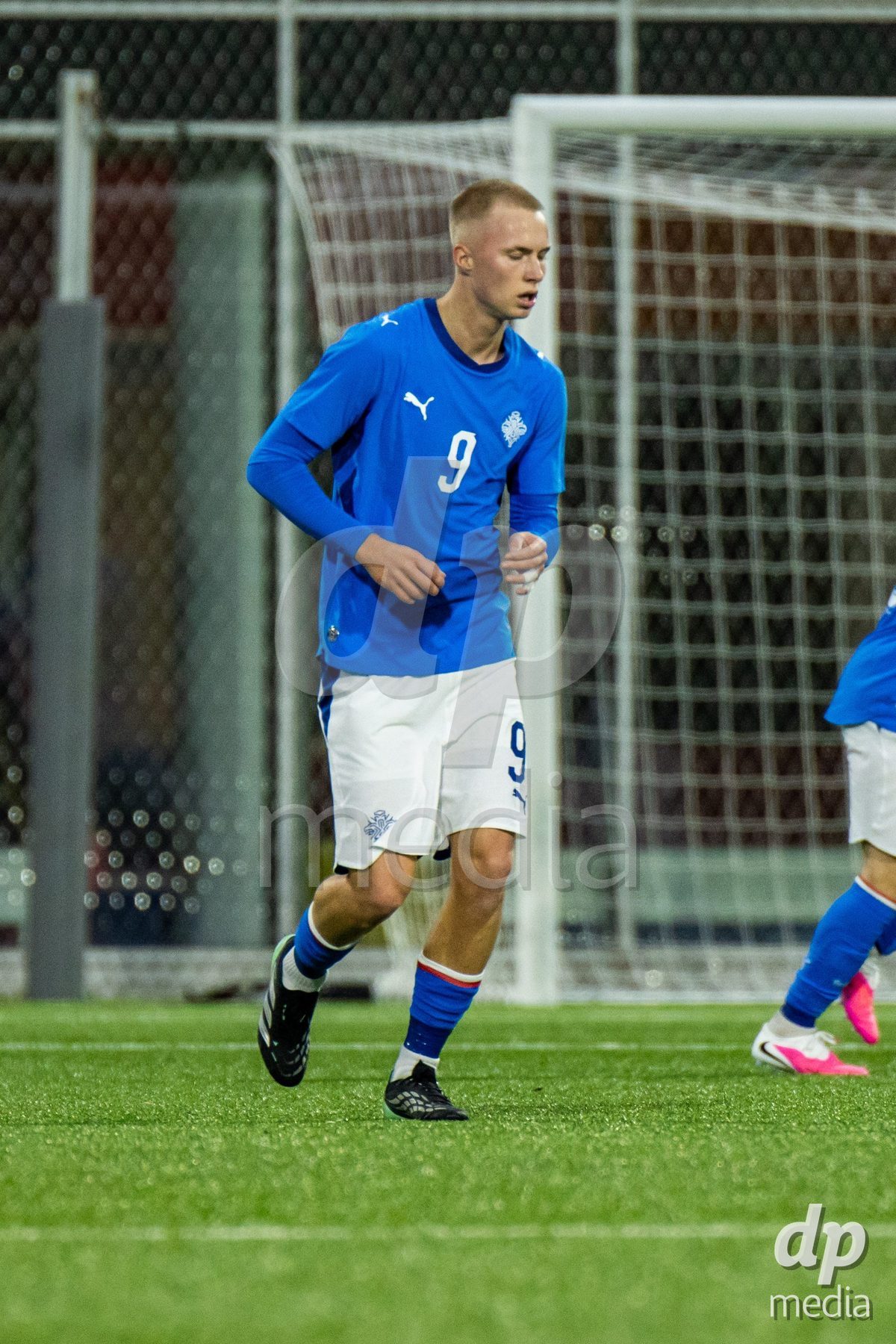 TORSHAVN, FAROE ISLANDS - OCTOBER 6: Daníel Tristan Guðjohnsen of Iceland during the UEFA European Qualifiers match between Faroe Islands U21 and Iceland U21 at Torsvollur on October 6, 2026 in Torshavn, Faroe Islands.