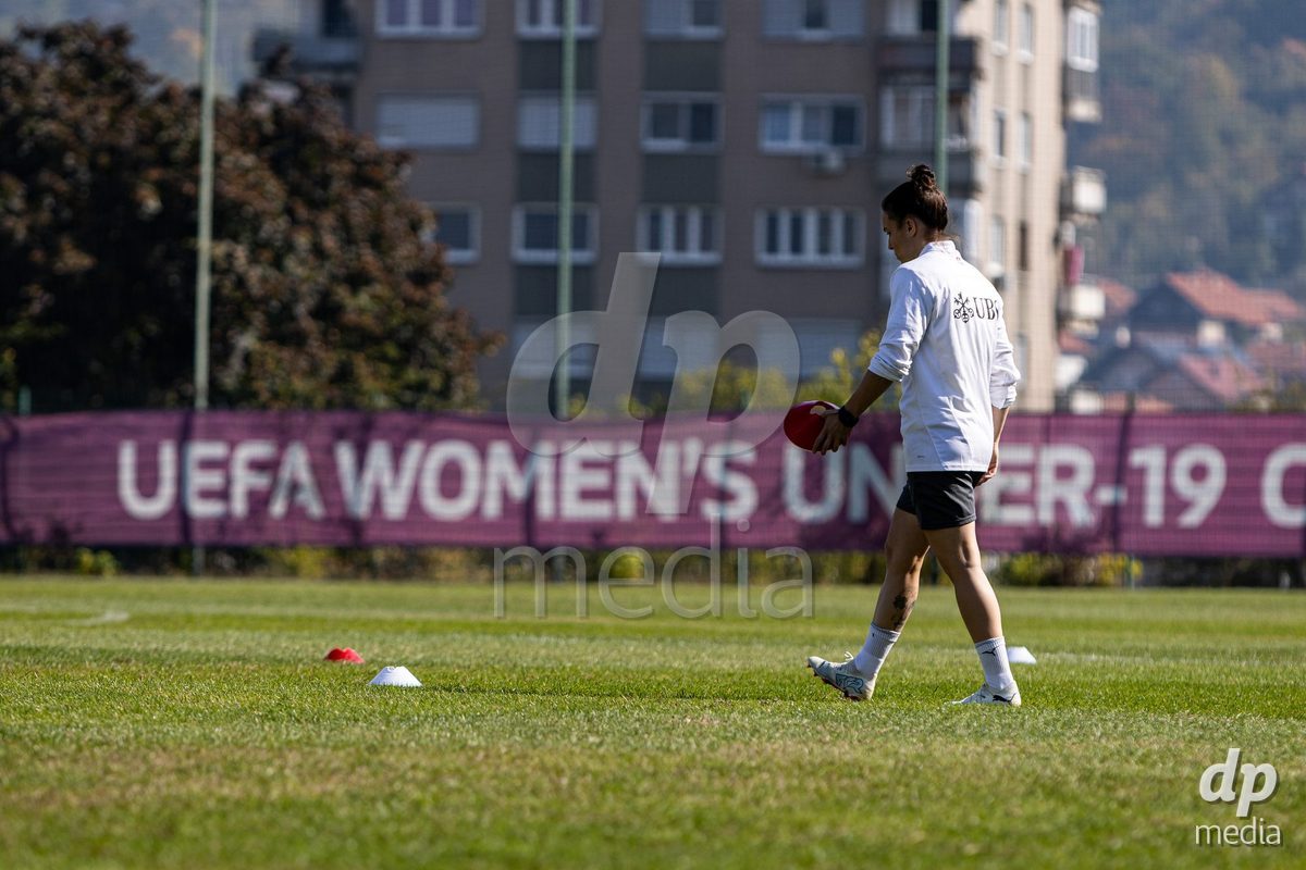 ZENICA, BOSNIA AND HERZEGOVINA - OCTOBER 7: UEFA Womens European Under-19 Qualifier match between Switzerland and Bosnia and Herzegovina at FF BH Football Training Centre on October 7, 2026 in Zenica, Bosnia and Herzegovina.