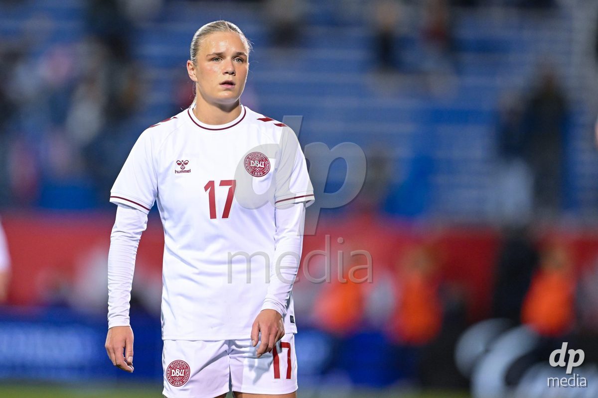 MONTREAL, CANADA - OCTOBER 9: Portrait (headshot/close up) of Anna Walter of Denmark during the International Women's Friendly football match between Canada and Denmark at Stade Saputo on October 9, 2026 in Montreal, Canada.