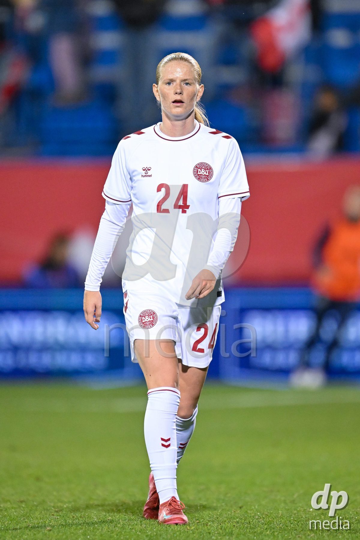 MONTREAL, CANADA - OCTOBER 9: Carli Scheuer of Denmark lookso on during the International Women's Friendly football match between Canada and Denmark at Stade Saputo on October 9, 2026 in Montreal, Canada.