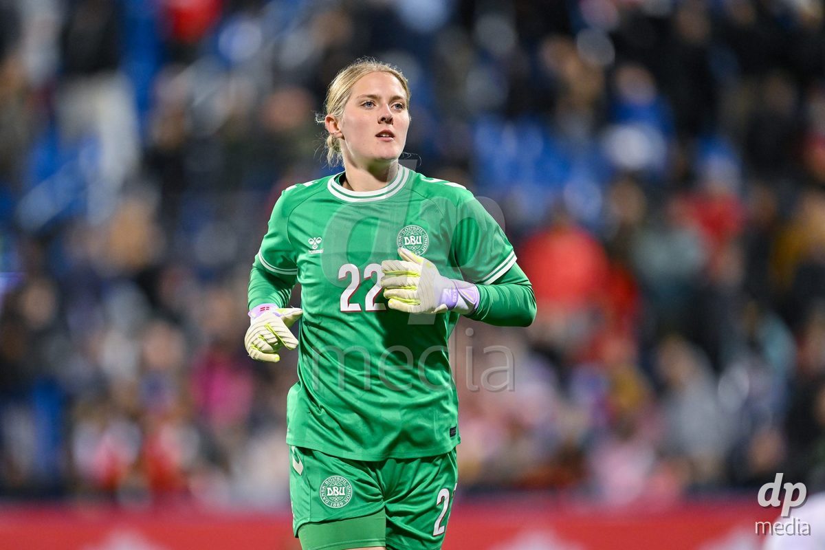 MONTREAL, CANADA - OCTOBER 9: Portrait (headshot/close up) of Alberte Vingum of Denmark  during the International Women's Friendly football match between Canada and Denmark at Stade Saputo on October 9, 2026 in Montreal, Canada.