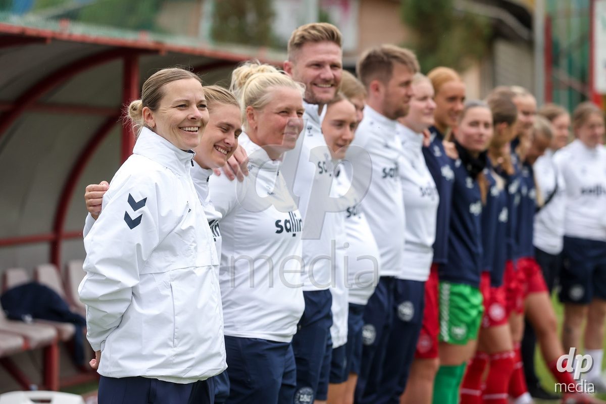 KAKANJ, BOSNIA AND HERZEGOVINA - OCTOBER 10: Head Coach of Denmark Kristine Pedersen during the UEFA Womens European Under-19 Qualifier match between Denmark and Bosnia and Herzegovina at Mladost Stadium on October 10, 2026 in Kakanj, Bosnia and Herzegovina. Photo: Armin Durgut/Pixsell/DP Media