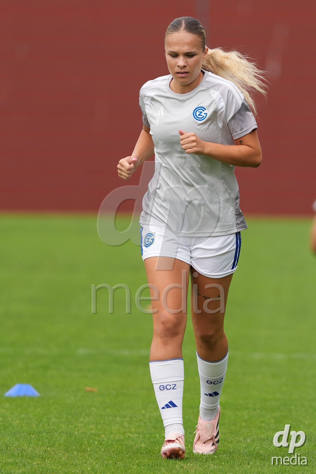 Schweiz: AXA Women's Super League 2026/2027, GC Frauenfussball vs FC Rapperswil-Jona - Stadion Letzigrund, Zürich: Ella Ljustina (8 Grasshoppers)