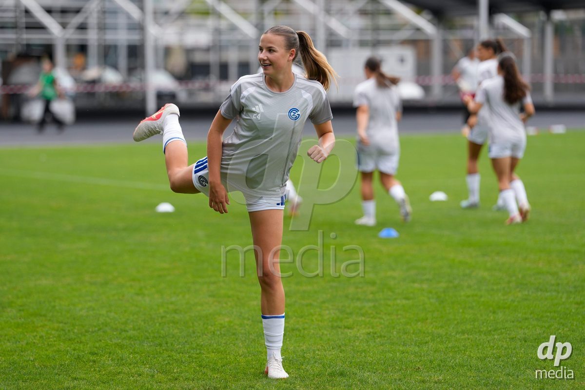 Schweiz: AXA Women's Super League 2026/2027, GC Frauenfussball vs FC Rapperswil-Jona - Stadion Letzigrund, Zürich:Giulia Looser (24 Grasshoppers)