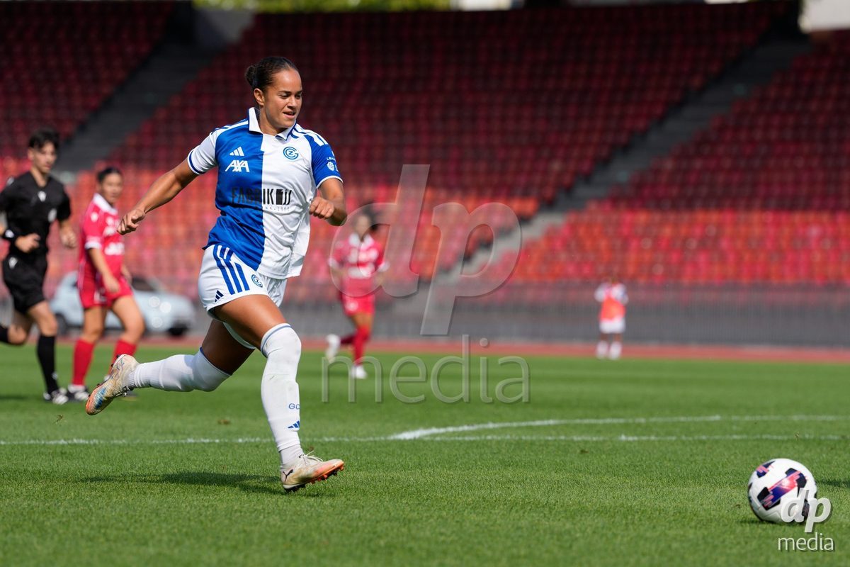 Schweiz: AXA Women's Super League 2026/2027, GC Frauenfussball vs FC Rapperswil-Jona - Stadion Letzigrund, Zürich: Kayla Jay Mckenna (12 Grasshoppers)