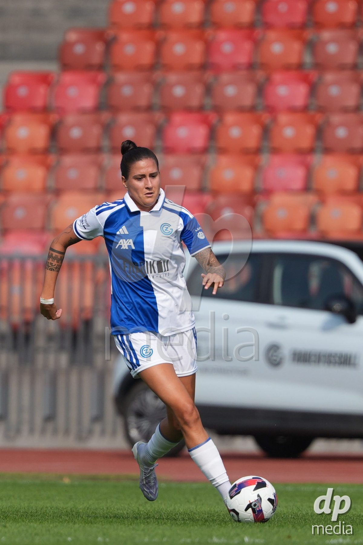 Schweiz: AXA Women's Super League 2026/2027, GC Frauenfussball vs FC Rapperswil-Jona - Stadion Letzigrund, Zürich: Melanie Müller - Melanie Muller (27 Grasshoppers)