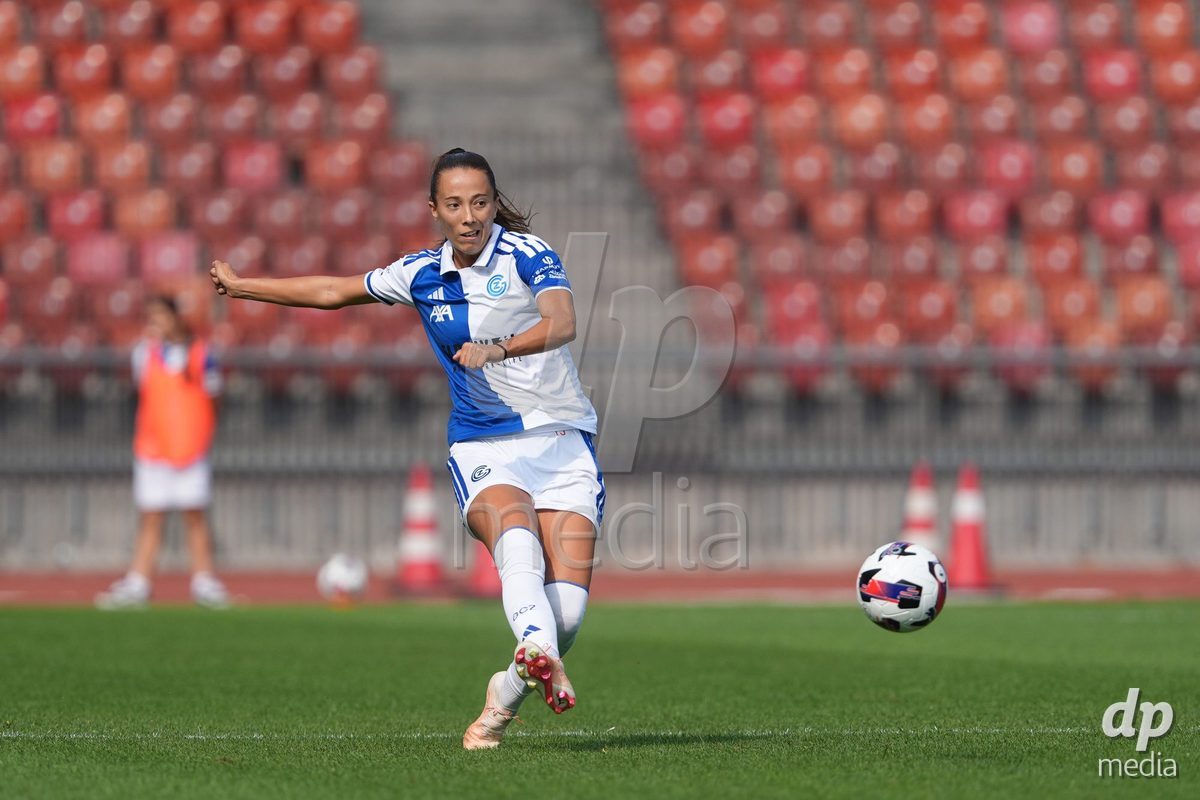 Schweiz: AXA Women's Super League 2026/2027, GC Frauenfussball vs FC Rapperswil-Jona - Stadion Letzigrund, Zürich: Marta Cazalla Garcia (15 Grasshoppers)