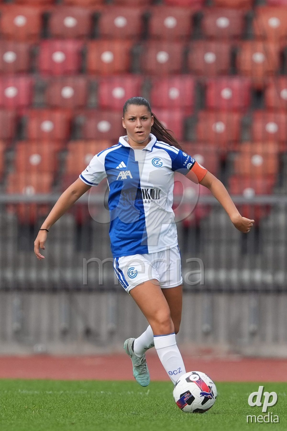 Schweiz: AXA Women's Super League 2026/2027, GC Frauenfussball vs FC Rapperswil-Jona - Stadion Letzigrund, Zürich: Luna Lempérière - Luna Lemperiere (6 Grasshoppers)