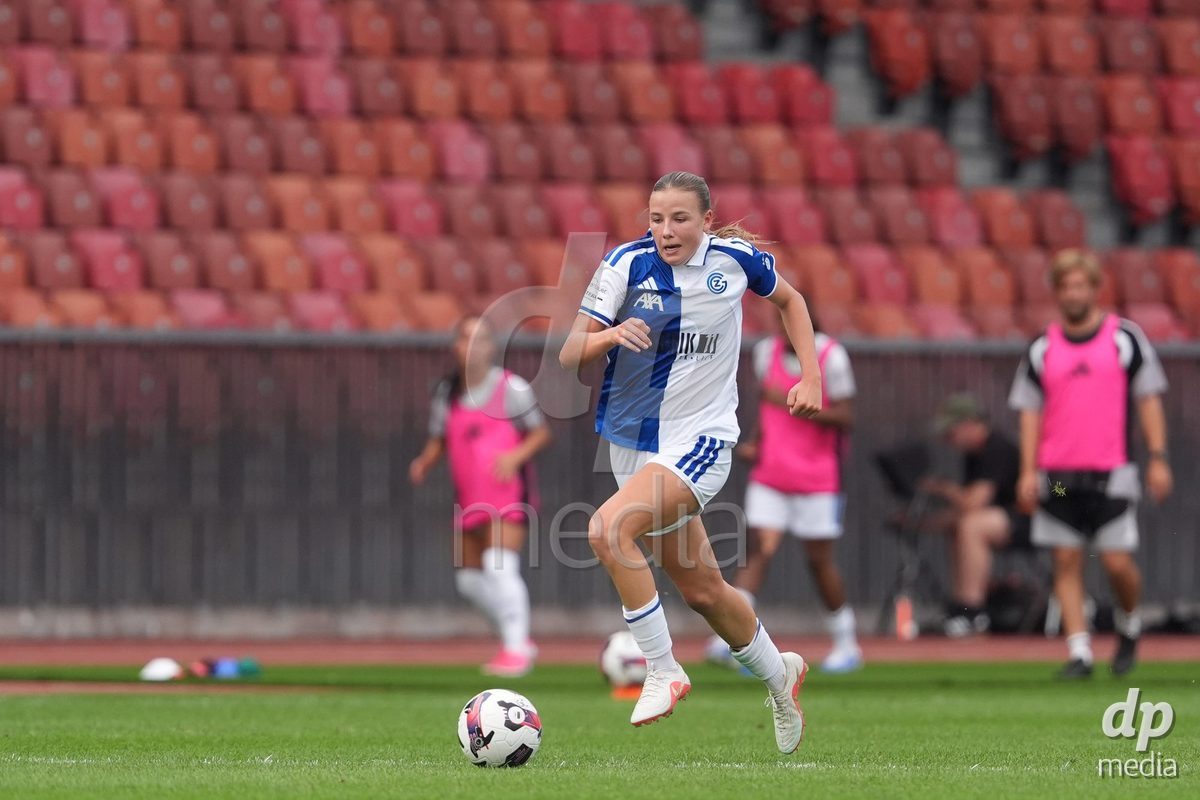 Schweiz: AXA Women's Super League 2026/2027, GC Frauenfussball vs FC Rapperswil-Jona - Stadion Letzigrund, Zürich: Giulia Looser (24 Grasshoppers)