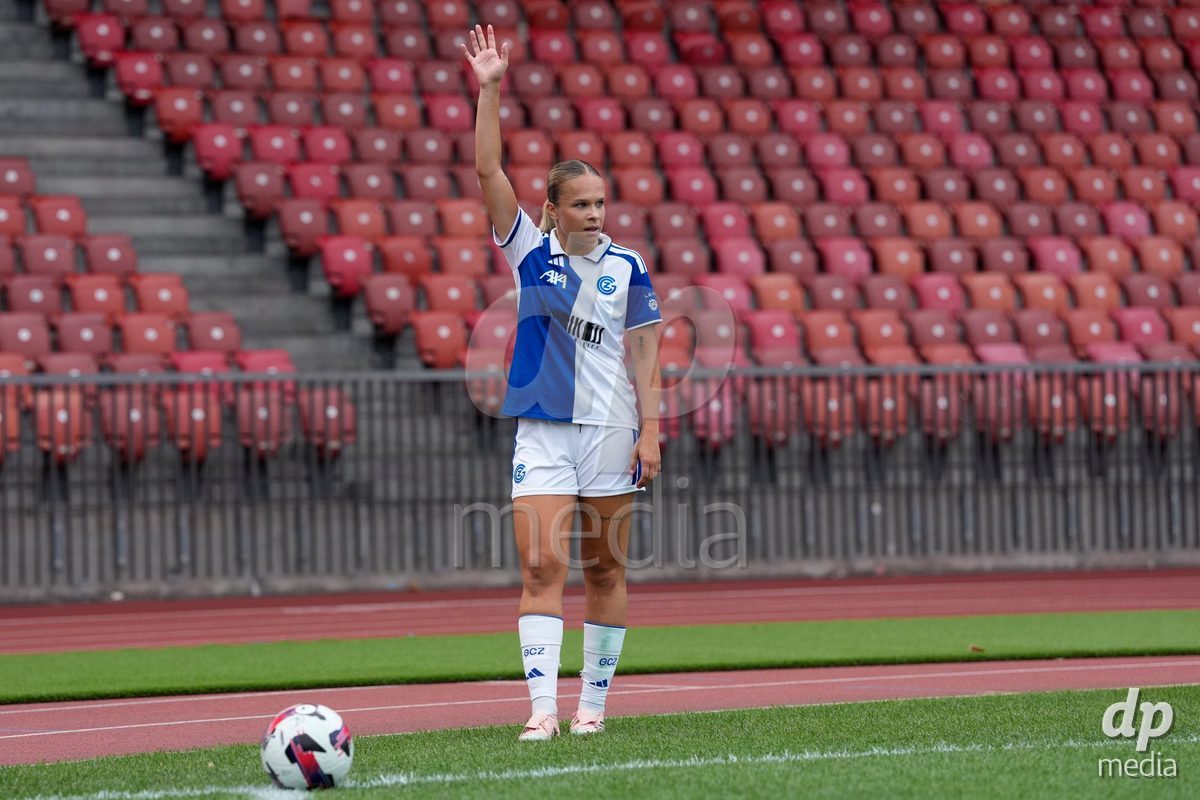 Schweiz: AXA Women's Super League 2026/2027, GC Frauenfussball vs FC Rapperswil-Jona - Stadion Letzigrund, Zürich: Ella Ljustina (8 Grasshoppers)