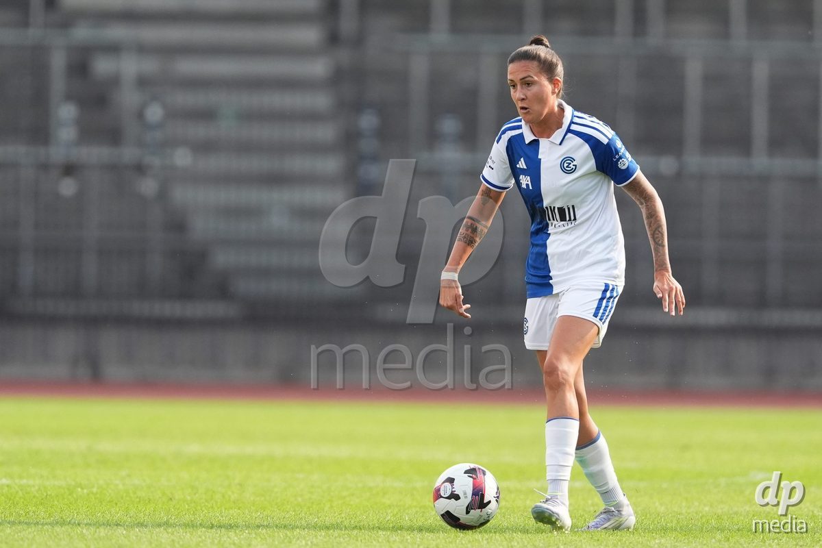 Schweiz: AXA Women's Super League 2026/2027, GC Frauenfussball vs FC Rapperswil-Jona - Stadion Letzigrund, Zürich: Melanie Müller - Melanie Muller (27 Grasshoppers)