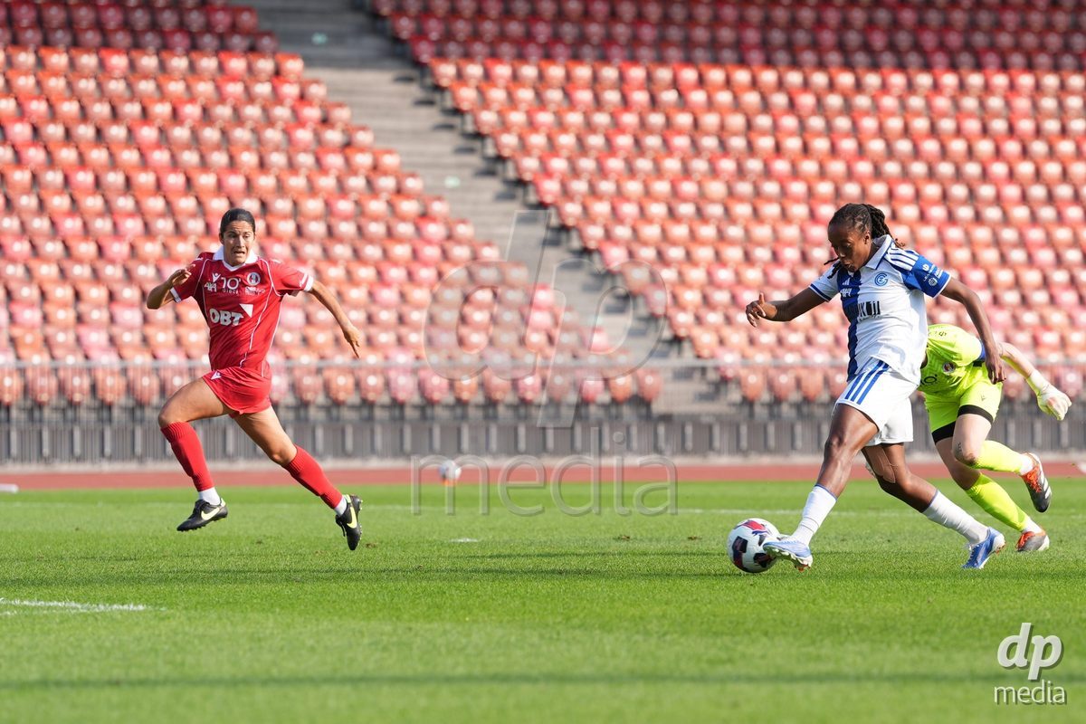Schweiz: AXA Women's Super League 2026/2027, GC Frauenfussball vs FC Rapperswil-Jona - Stadion Letzigrund, Zürich: Paige Alicia Bailey Gayle (14 Grasshoppers) trifft zum 4:0