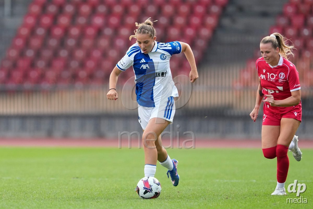 Schweiz: AXA Women's Super League 2026/2027, GC Frauenfussball vs FC Rapperswil-Jona - Stadion Letzigrund, Zürich: Emilia Brunner (3 Grasshoppers)