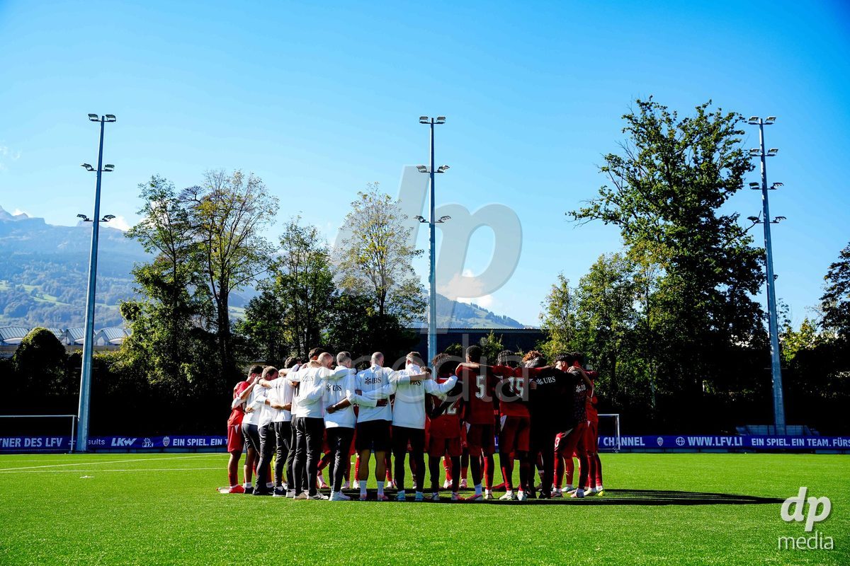 SCHAAN, LIECHTENSTEIN - OCTOBER 12: Switzerland after the UEFA European Under-17 Qualifier match between Israel and Switzerland at LFV Campus Rheinwiese on October 12, 2026 in Schaan, Liechtenstein.