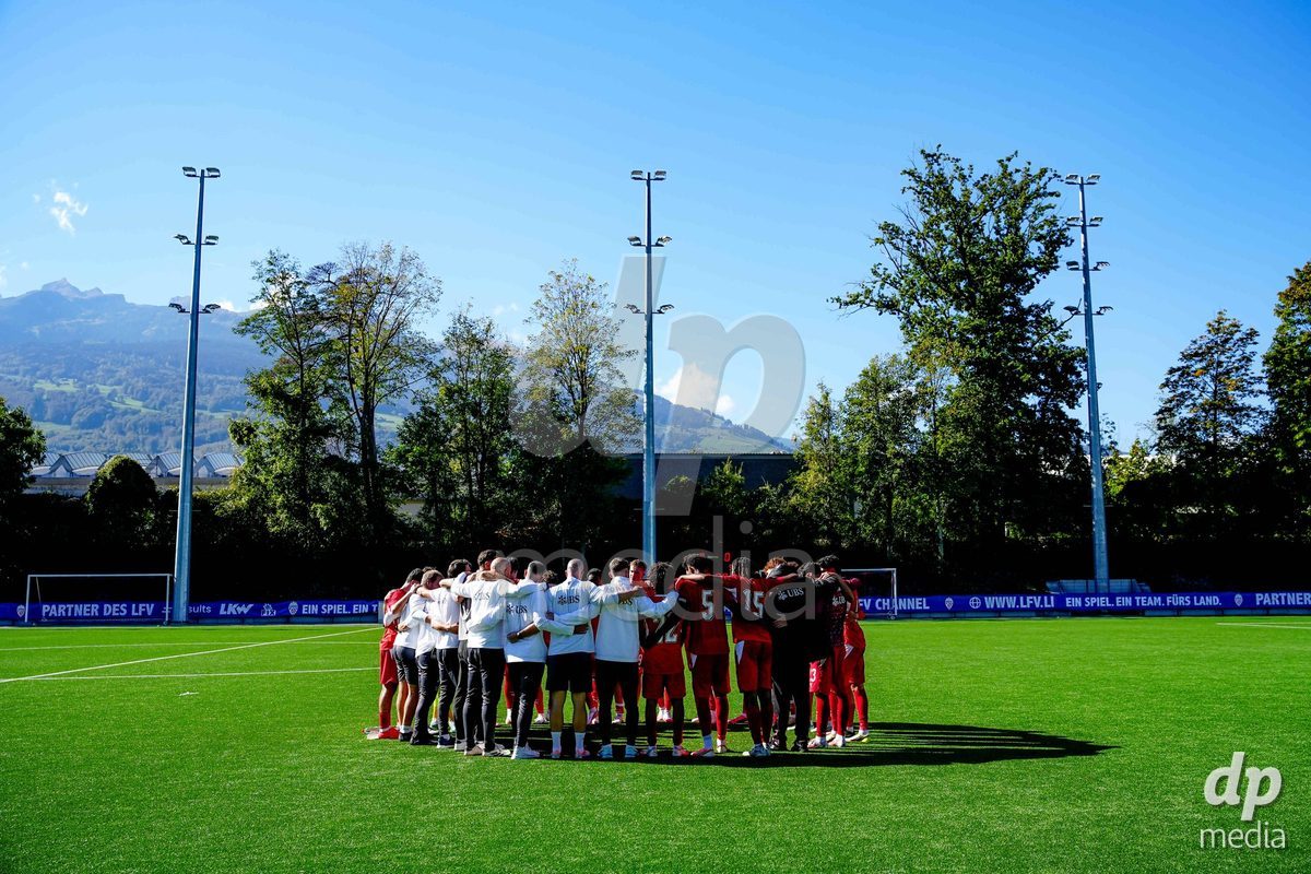 SCHAAN, LIECHTENSTEIN - OCTOBER 12: Switzerland after the UEFA European Under-17 Qualifier match between Israel and Switzerland at LFV Campus Rheinwiese on October 12, 2026 in Schaan, Liechtenstein.