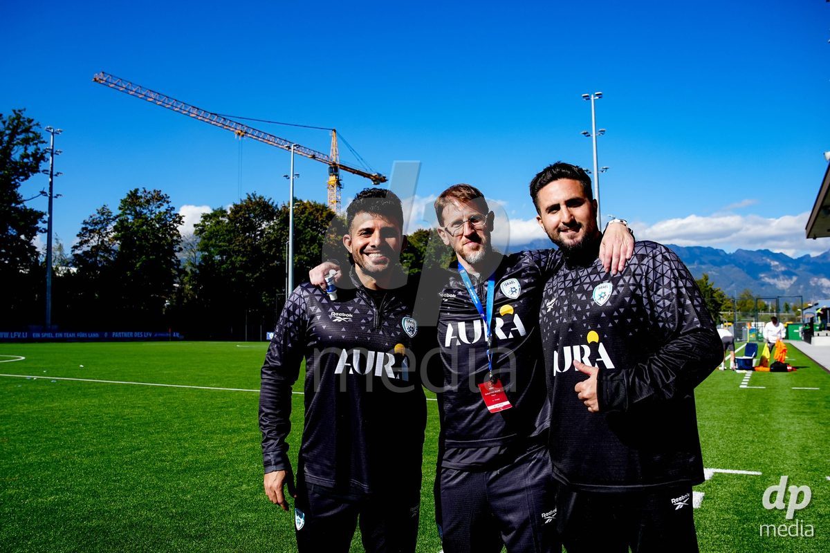 SCHAAN, LIECHTENSTEIN - OCTOBER 12: Israel after the UEFA European Under-17 Qualifier match between Israel and Switzerland at LFV Campus Rheinwiese on October 12, 2026 in Schaan, Liechtenstein.