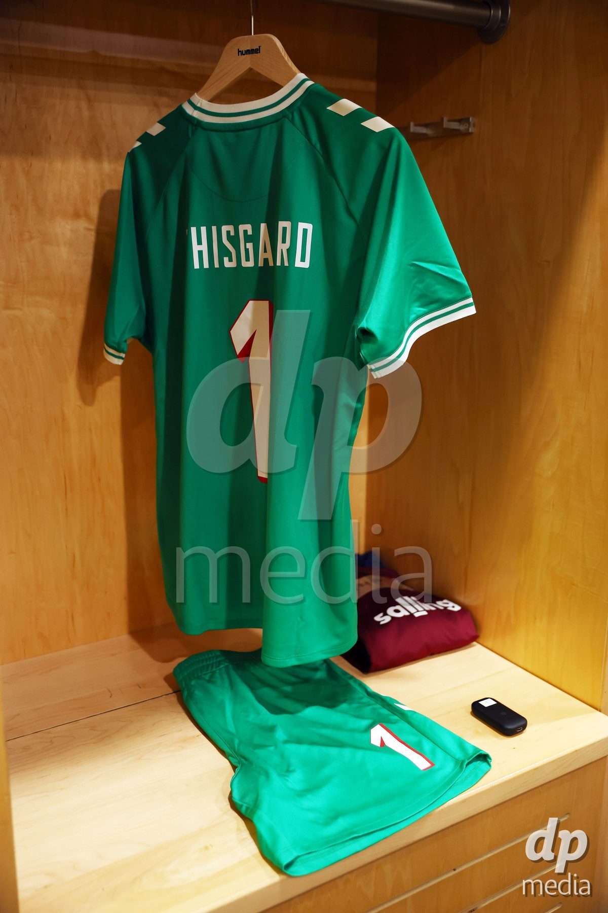 TORONTO, CANADA - OCTOBER 12: Dressing room before the International Friendly match between Canada and Denmark at BMO Field on October 12, 2026 in Toronto, Canada.
